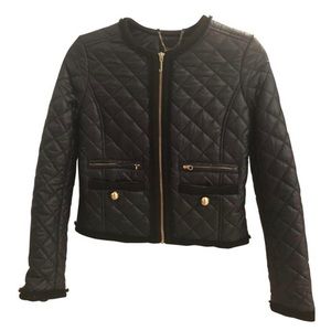 Juicy Couture quilted navy jacket - worn once